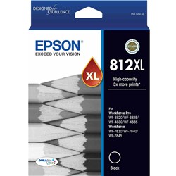 Epson 812XL DURABrite Ultra Ink Cartridge High Capacity Black